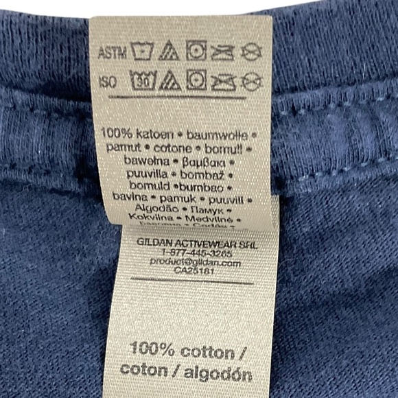 Bodega Cats Navy Graphic Tee Gildan Softstyle Size Medium - Picture 8 of 8